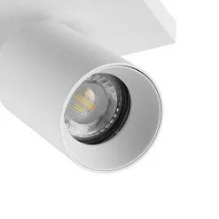 Deko-Light Gang|Loftlamper > CAN TILT loftspot, hvid, 48 x 9 cm, 3 lyskilder, metal GU10