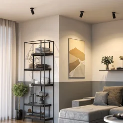Deko-Light Spotlights > CAN TILT loftspot, sort, Ø 8 cm, 1 lyskilde, metal GU10
