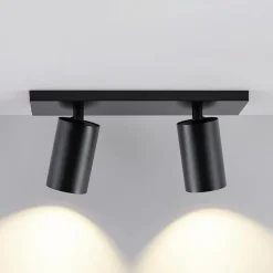 Deko-Light Loftlamper|Spotlights > CAN TILT loftspot, sort, 31 x 9 cm, 2 lyskilder, metal GU10