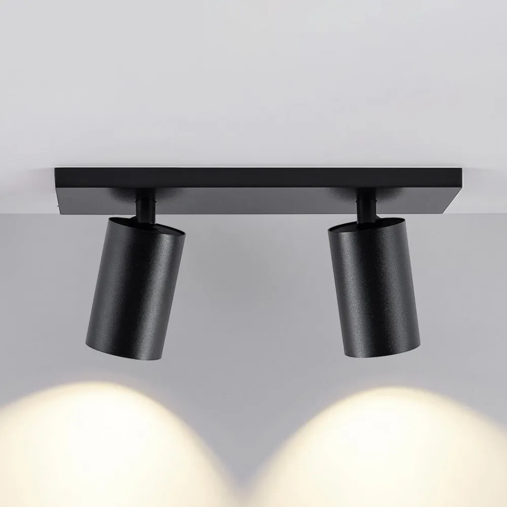 Deko-Light Loftlamper|Spotlights > CAN TILT loftspot, sort, 31 x 9 cm, 2 lyskilder, metal GU10
