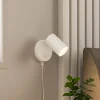 Deko-Light Væglamper|Væglamper > CAN TILT vægspot, hvid, Ø 10 cm, metal, afbryder, USB