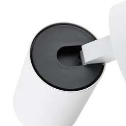Deko-Light Væglamper|Væglamper > CAN TILT vægspot, hvid, Ø 10 cm, metal, afbryder, USB