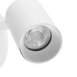 Deko-Light Væglamper|Væglamper > CAN TILT vægspot, hvid, Ø 10 cm, metal, afbryder, USB