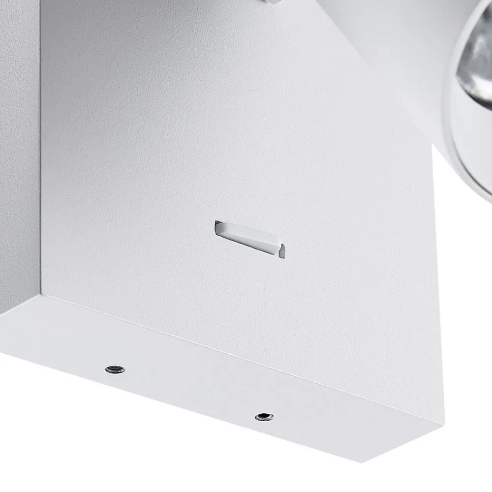 Deko-Light Væglamper|Væglamper > CAN TILT vægspot, hvid, 10 x 10 cm, metal, GU10-kontakt