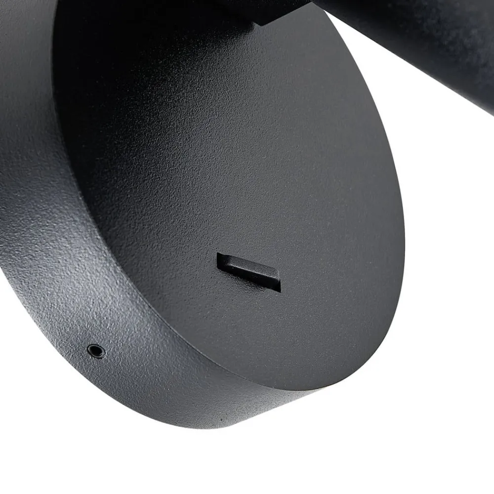 Deko-Light Væglamper|Væglamper > CAN TILT vægspot, sort, Ø 10 cm metal GU10 kontakt