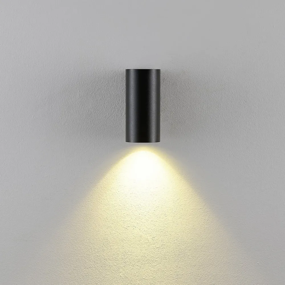 Deko-Light Væglamper|Væglamper > CAN væglampe, sort, 1 lyskilde, højde 13 cm, metal, GU10