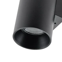 Deko-Light Væglamper|Væglamper > CAN væglampe, sort, 1 lyskilde, højde 13 cm, metal, GU10