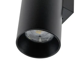 Deko-Light Væglamper|Væglamper > CAN væglampe, sort, 2 lyskilder, højde 22 cm, metal, GU10