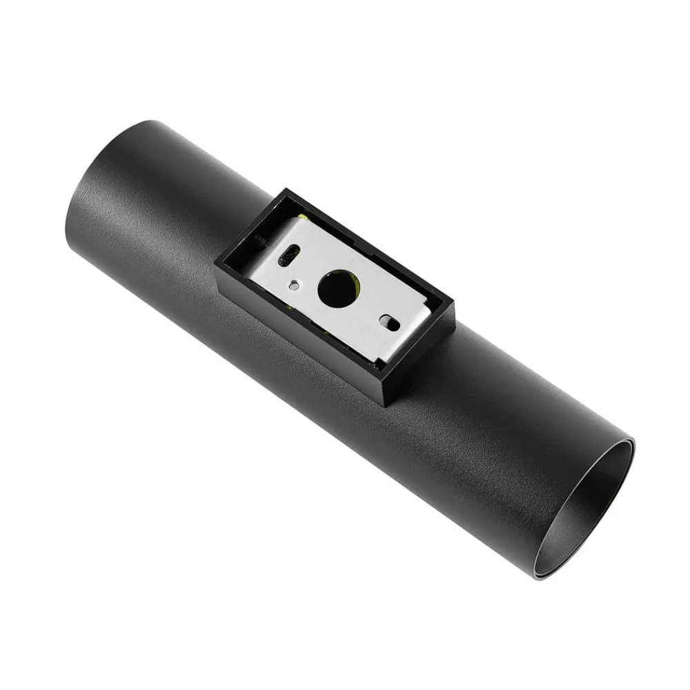 Deko-Light Væglamper|Væglamper > CAN væglampe, sort, 2 lyskilder, højde 22 cm, metal, GU10