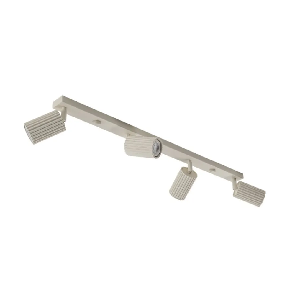 SOLLUX LIGHTING Loftlamper > Carbon loftspot, beige, længde 81 cm, aluminium, 4 lyskilder.