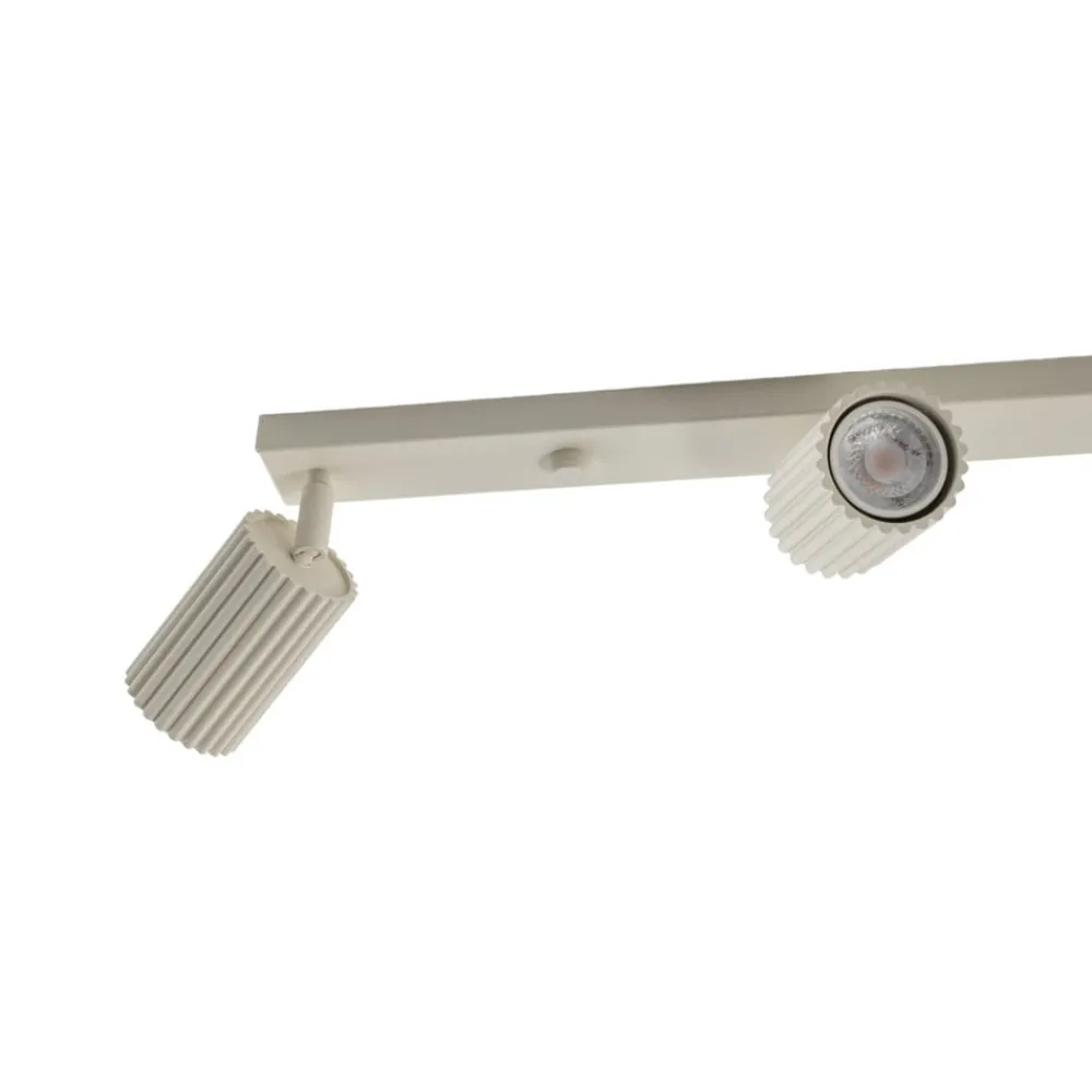 SOLLUX LIGHTING Loftlamper > Carbon loftspot, beige, længde 81 cm, aluminium, 4 lyskilder.