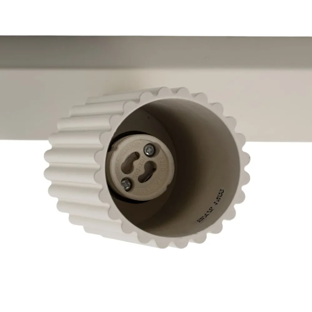 SOLLUX LIGHTING Loftlamper > Carbon loftspot, beige, længde 81 cm, aluminium, 4 lyskilder.