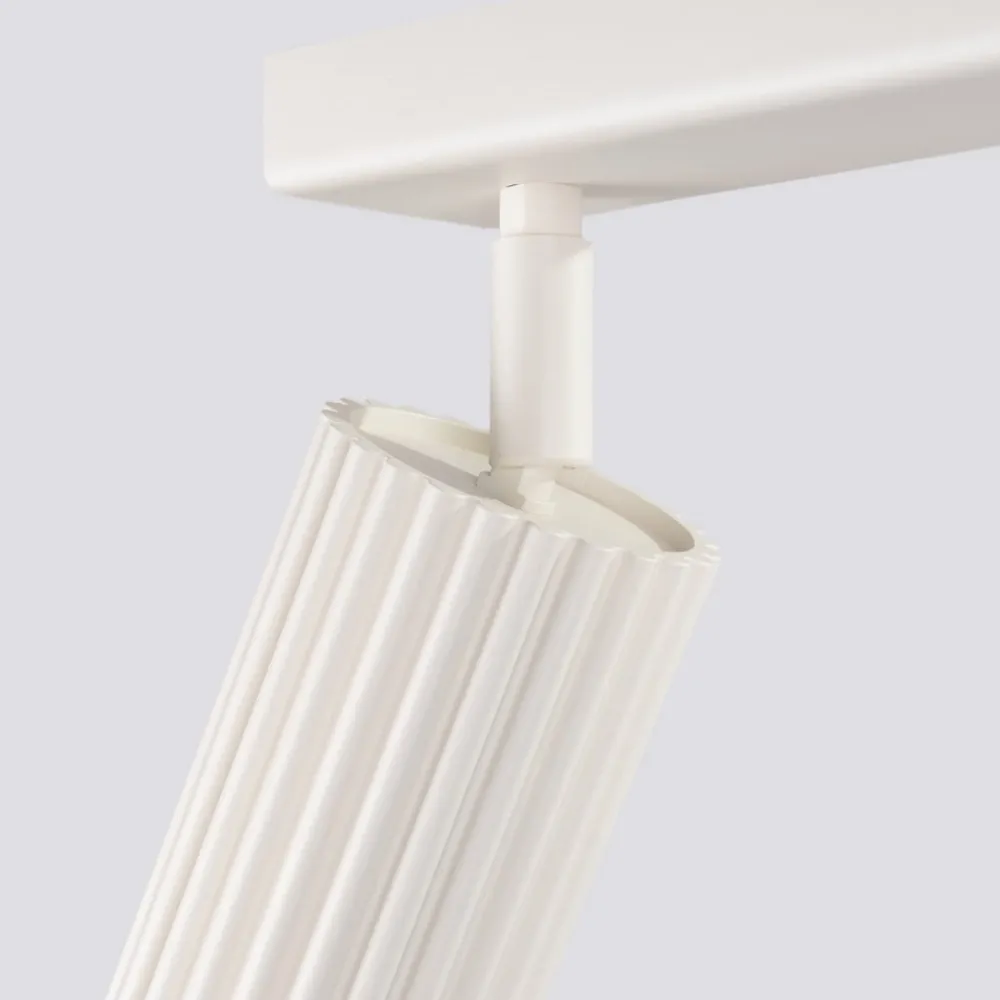 SOLLUX LIGHTING Loftlamper > Carbon loftspot, beige, længde 81 cm, aluminium, 4 lyskilder.