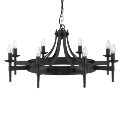 Searchlight Lysekroner > Cartwheel II lysekrone, 8 lyskilder