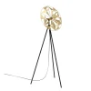 EGLO Gulvlamper > Castanuelo gulvlampe, sort/guld
