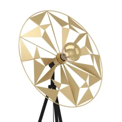EGLO Gulvlamper > Castanuelo gulvlampe, sort/guld