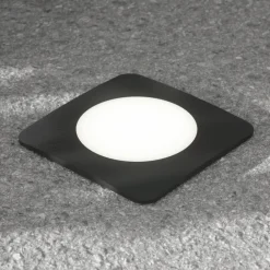 Nedgravet Udebelysning|Udendørs Spot ^ Fumagalli Ceci 160-SQ LED nedgravningsspot, sort, CCT