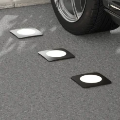 Nedgravet Udebelysning|Udendørs Spot ^ Fumagalli Ceci 160-SQ LED nedgravningsspot, sort, CCT