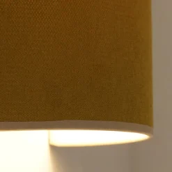 Duolla Væglamper > Celine væglampe, Soro, sennepsgul, stof, E27
