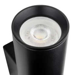 Væglamper ^ Argon Cerro væglampe, antracit, stål, Ø 6 cm, op/ned