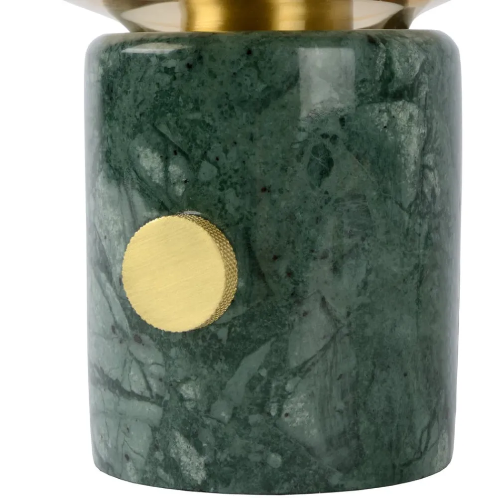 Bordlamper ^ Lucide Charlize bordlampe, marmoreret grøn/ravgul