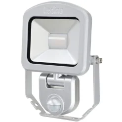 Ledino Væglampe Med Sensor|Udendørs Spot > Charlottenburg spotlight, sensor, sølv 10W 3.000K