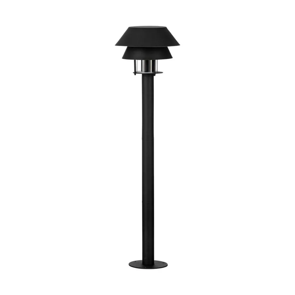 Gadebelysning ^ EGLO Chiappera vejlampe med dobbelt skærm