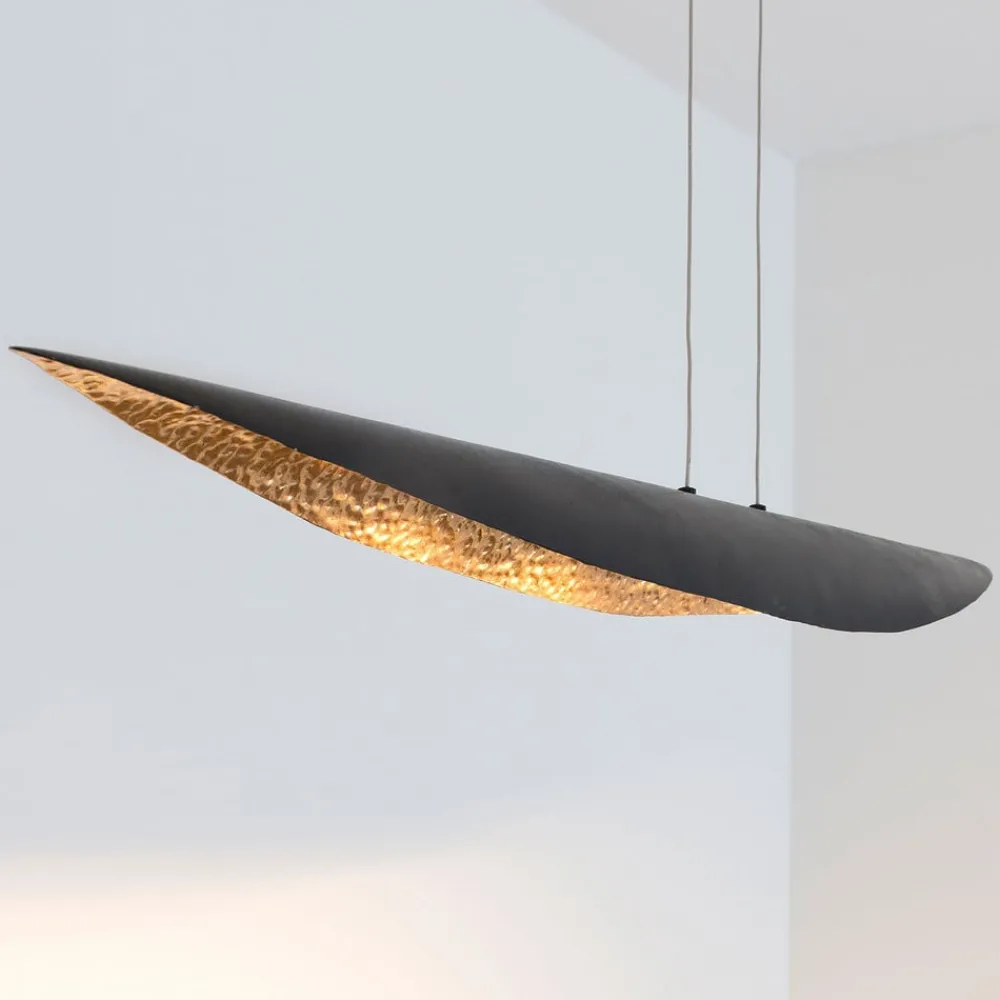 Holländer Pendellamper > Chiasso LED-pendel, sort-brun/guld