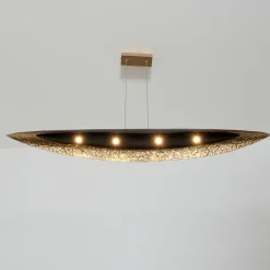 Holländer Pendellamper > Chiasso LED-pendel, sort-brun/guld