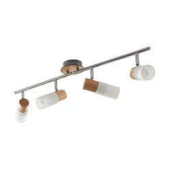 Lindby Loftlamper|Loftlamper > Christoph LED-træspot, 4 lyskilder