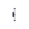 Væg- Og Spejllamper|Væglamper ^ Searchlight Clamp LED-væglampe, sort/hvidt stål, glas, IP44