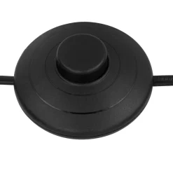 Gulvlamper ^ Globo Clarke gulvlampe, sort/guld, 5 lyskilder