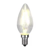 Filament Pære ^ STAR TRADING C35 LED-kertepære filament E14 1,5 W 2.700 K