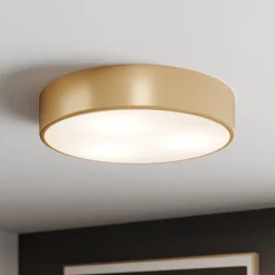 TEMAR LIGHTING Gang|Loftlamper > Cleo loftlampe, Ø 40 cm, IP20, guldfarvet, metal, E27