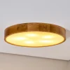 Loftlamper ^ TEMAR LIGHTING Cleo loftlampe, Ø 57,5 cm, 5 lyskilder, egetræ, E27
