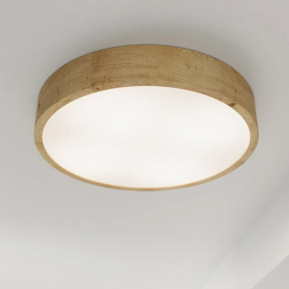 TEMAR LIGHTING Loftlamper|Loftlamper > Cleo loftlampe, Ø 48 cm, 4 lyskilder, egetræ, E27
