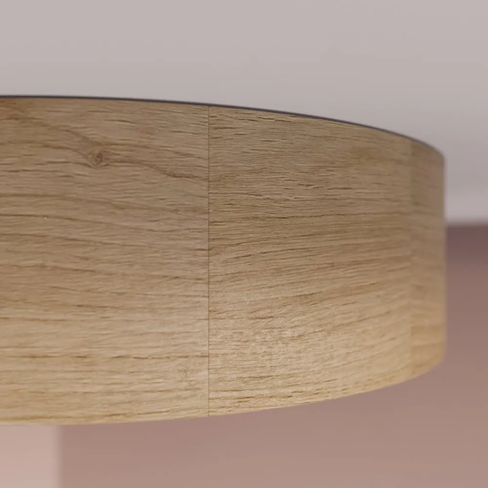 TEMAR LIGHTING Loftlamper|Loftlamper > Cleo loftlampe, Ø 28 cm, 2 lyskilder, egetræ, E27