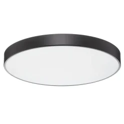 TEMAR LIGHTING Loftlamper > Cleo loftlampe med glasdiffusor, sort, Ø 78 cm