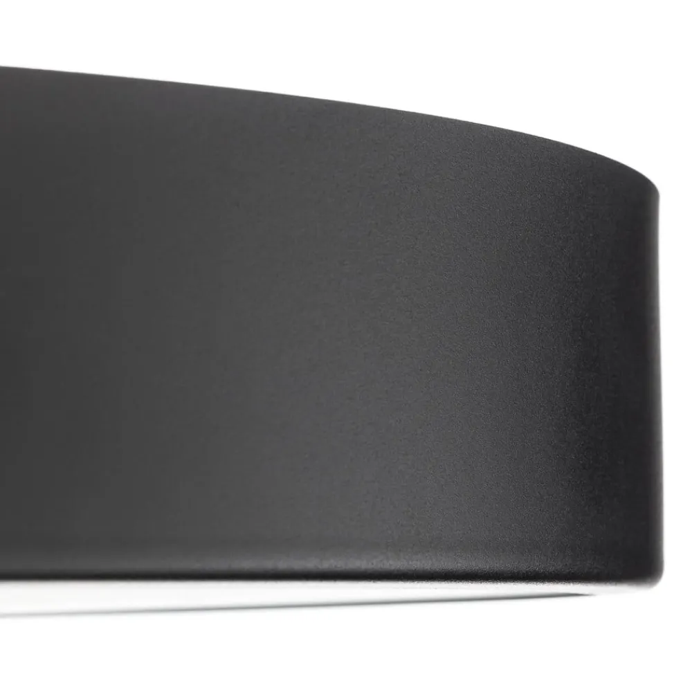 TEMAR LIGHTING Loftlamper > Cleo loftlampe med glasdiffusor, sort, Ø 78 cm