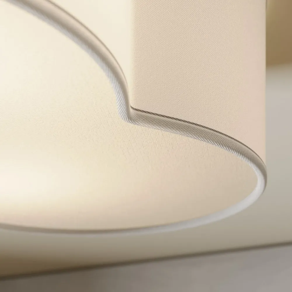 Gang|Loftlamper ^ TK Lighting Cloud loftlampe, hvid, tekstil, længde 62 cm, E27, 4 lyskilder.