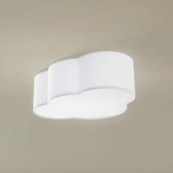 TK Lighting Loftlamper|Loftlamper > Cloud loftlampe, tekstil, 41 x 31 cm, hvid
