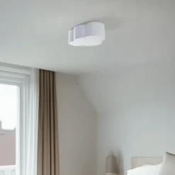 TK Lighting Loftlamper|Loftlamper > Cloud loftlampe, tekstil, 41 x 31 cm, hvid