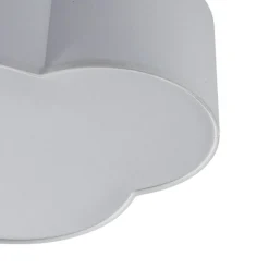 TK Lighting Loftlamper|Loftlamper > Cloud loftlampe, tekstil, 41 x 31 cm, hvid