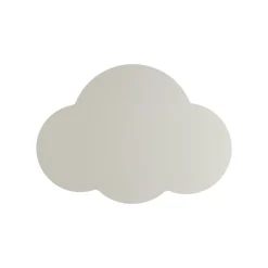 Væglamper ^ TK Lighting Cloud væglampe, beige, stål, indirekte lys, 38 x 27 cm