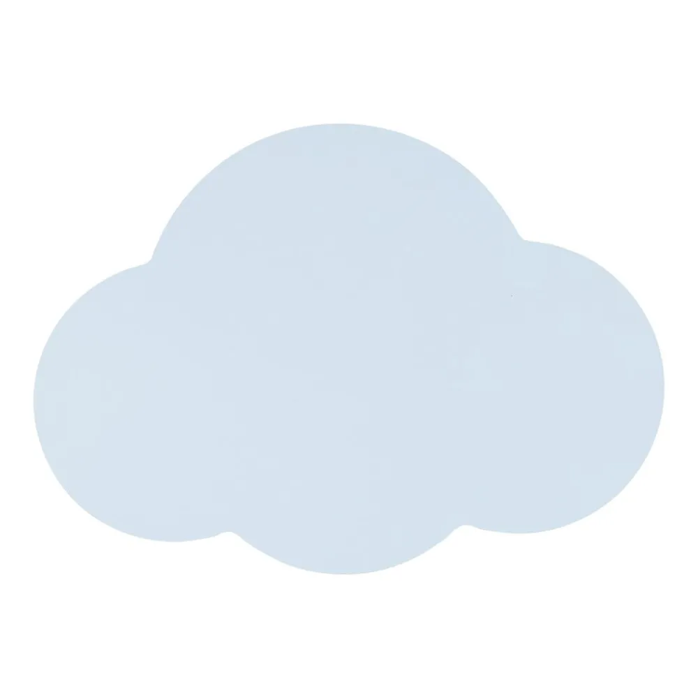 TK Lighting Væglamper|Væglamper > Cloud væglampe, blå, stål, indirekte lys, 38 x 27 cm