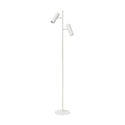 Lucide Gulvlamper|Gulvlamper > Club gulvlampe, justerbar, hvid, metal, 140 cm, GU10