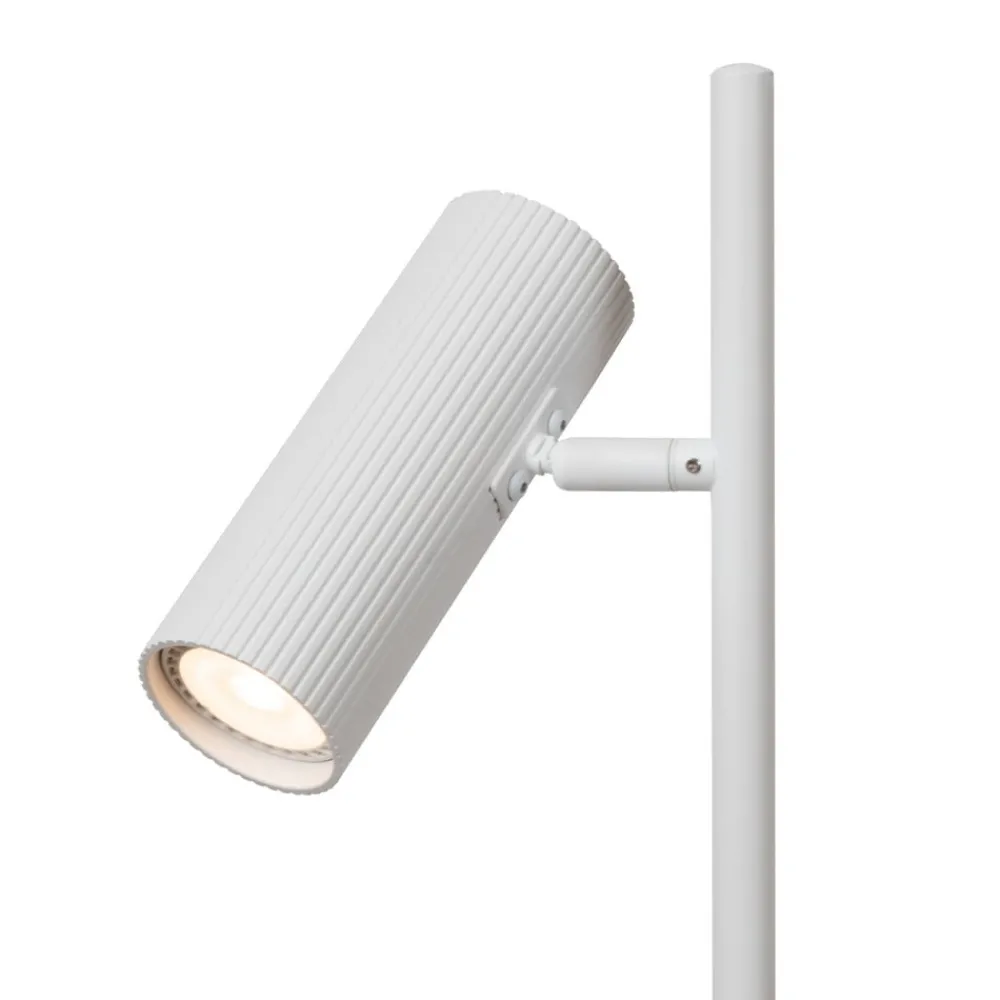 Arbejdsrum/Kontor|Bordlamper ^ Lucide Clubs bordlampe, hoved kan drejes og roteres, hvid