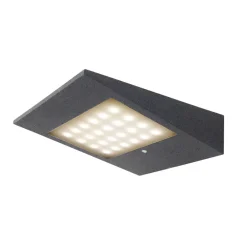 CMD Solcelle Lampe Med Sensor|Solcellelamper > 9019 udendørs LED-væglampe, solceller, sensor