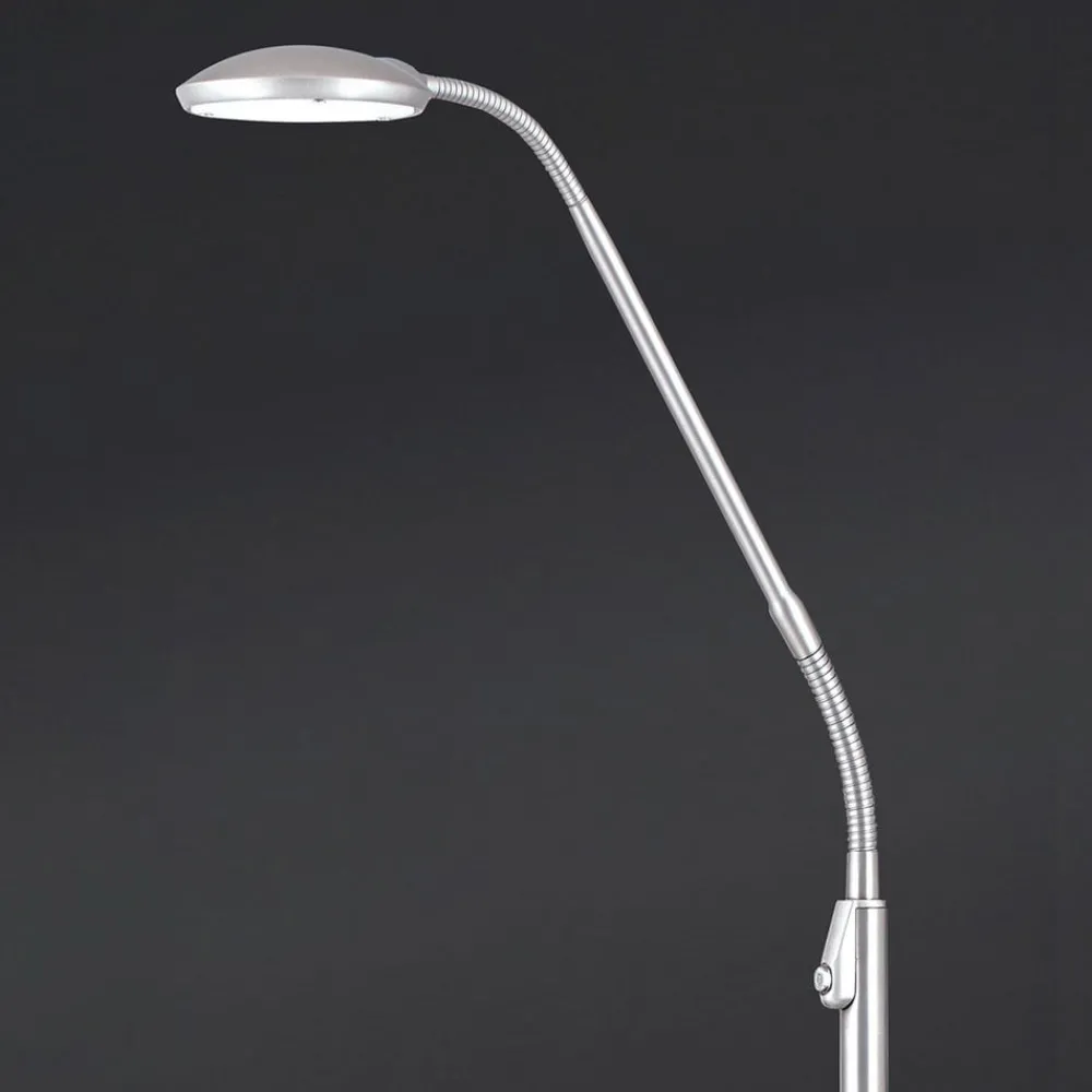 ORION Gulvlamper|Gulvlamper > Cobra LED-gulvlampe 1 lyskilde, nikkelfarvet