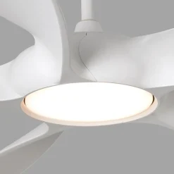 Loftventilatorer ^ FARO BARCELONA Cocos L loftventilator med LED-lampe, DC, hvid